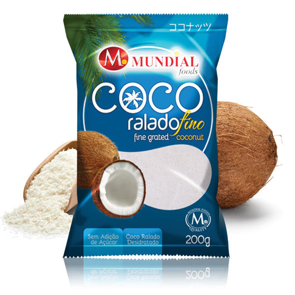 COCO RALADO FINO MUNDIAL Coco Fino 200g
