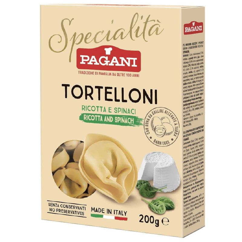 Pagani Tortelloni com Ricota e Espinafre 200g