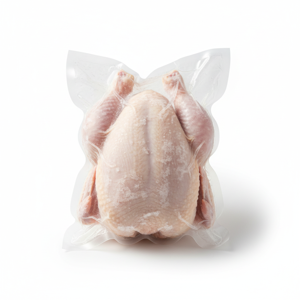 1.2kg皮なし冷凍鶏肉の宣材写真