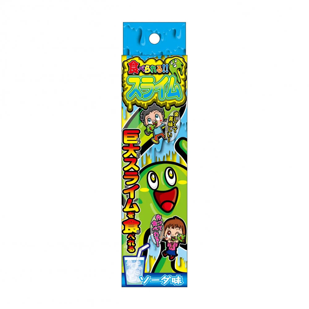 食べられるスライム ソーダ味 作って楽しく食べておいしい 巨大スライム お菓子