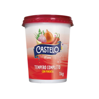 Tempero Completo com Pimenta 300g - Castelo
