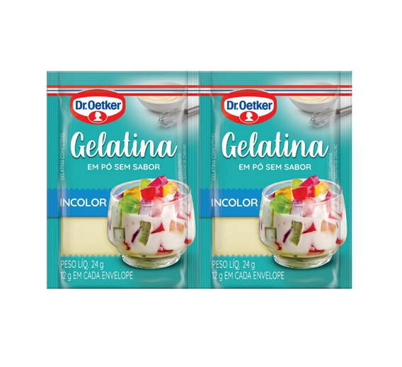 DR. OETKER Gelatina em Pó (incolor) 24g