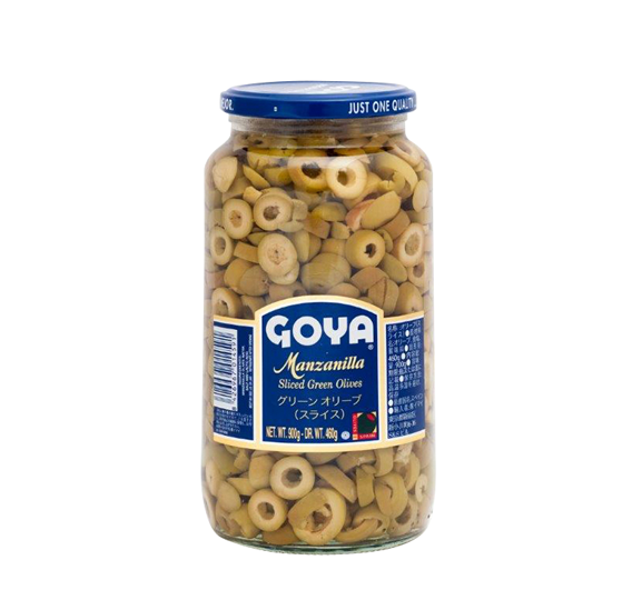 Goya グリーンオリーブスライス 900g