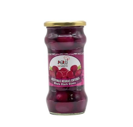 Peru Cheff Azeitonas Pretas com semente 565g