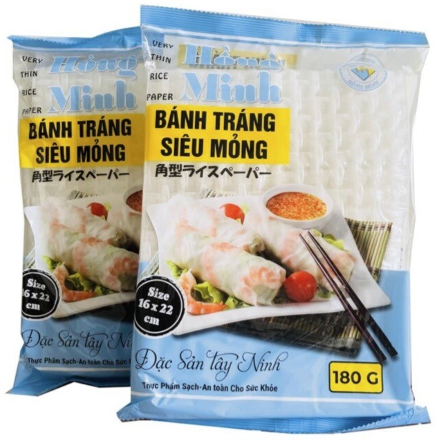 PAPEL DE ARROZ EXTRAFINO - HONG MINH - 180g (Papel de arroz ultrafino)