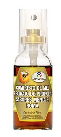 PRÓPOLIS - APISV.MEL Própolis com Extrato de Romã e Hortelã