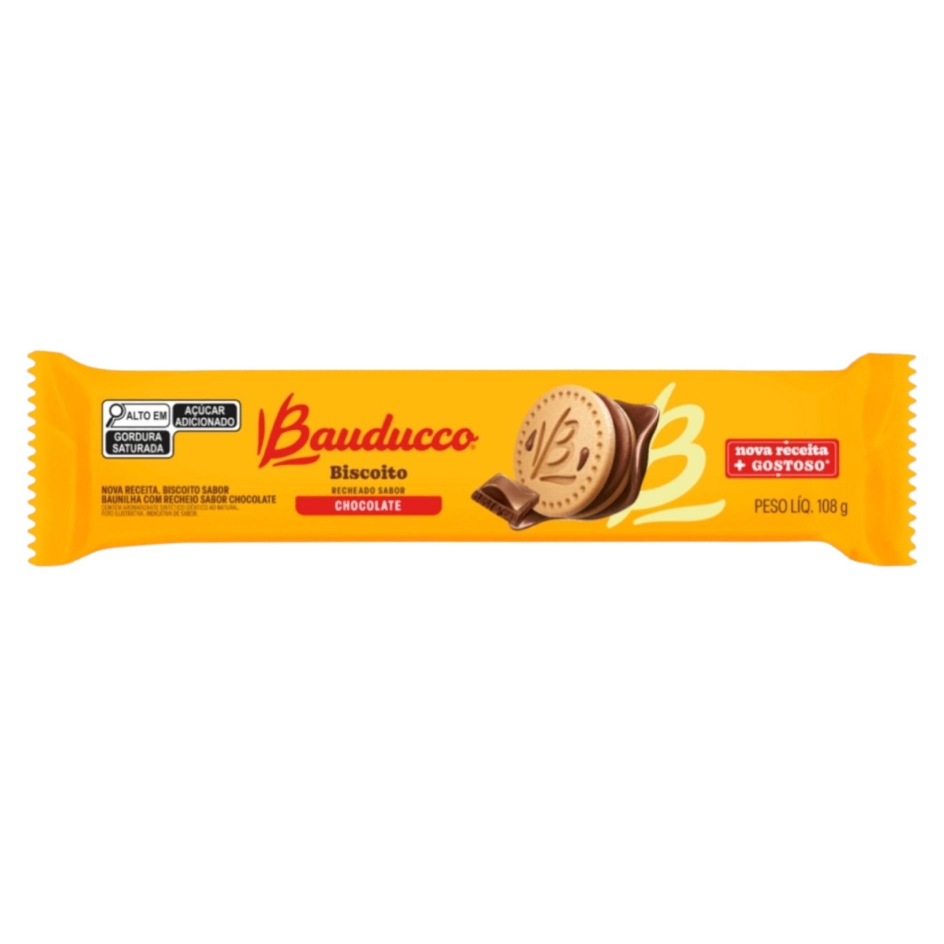 Bauducco Biscoito Recheado Chocolate サンドビスケット　チョコレート 108g