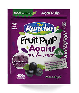 Polpa de Açaí Rancho 400g (1 saco 100g x 4) Congelado