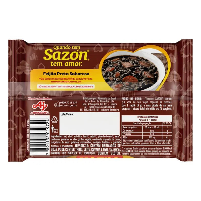 Sazon Ajinomoto Comprehensive Seasoning for Feijoada, 60g
