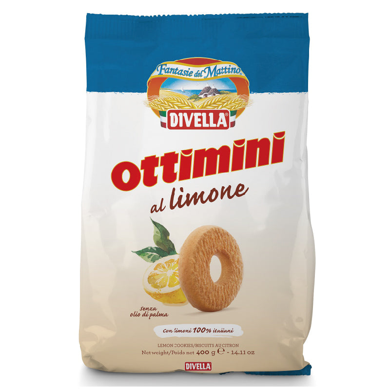 Divella ディヴェッラ オッティミーニ･アル･リモーネ（レモン風味） 400g