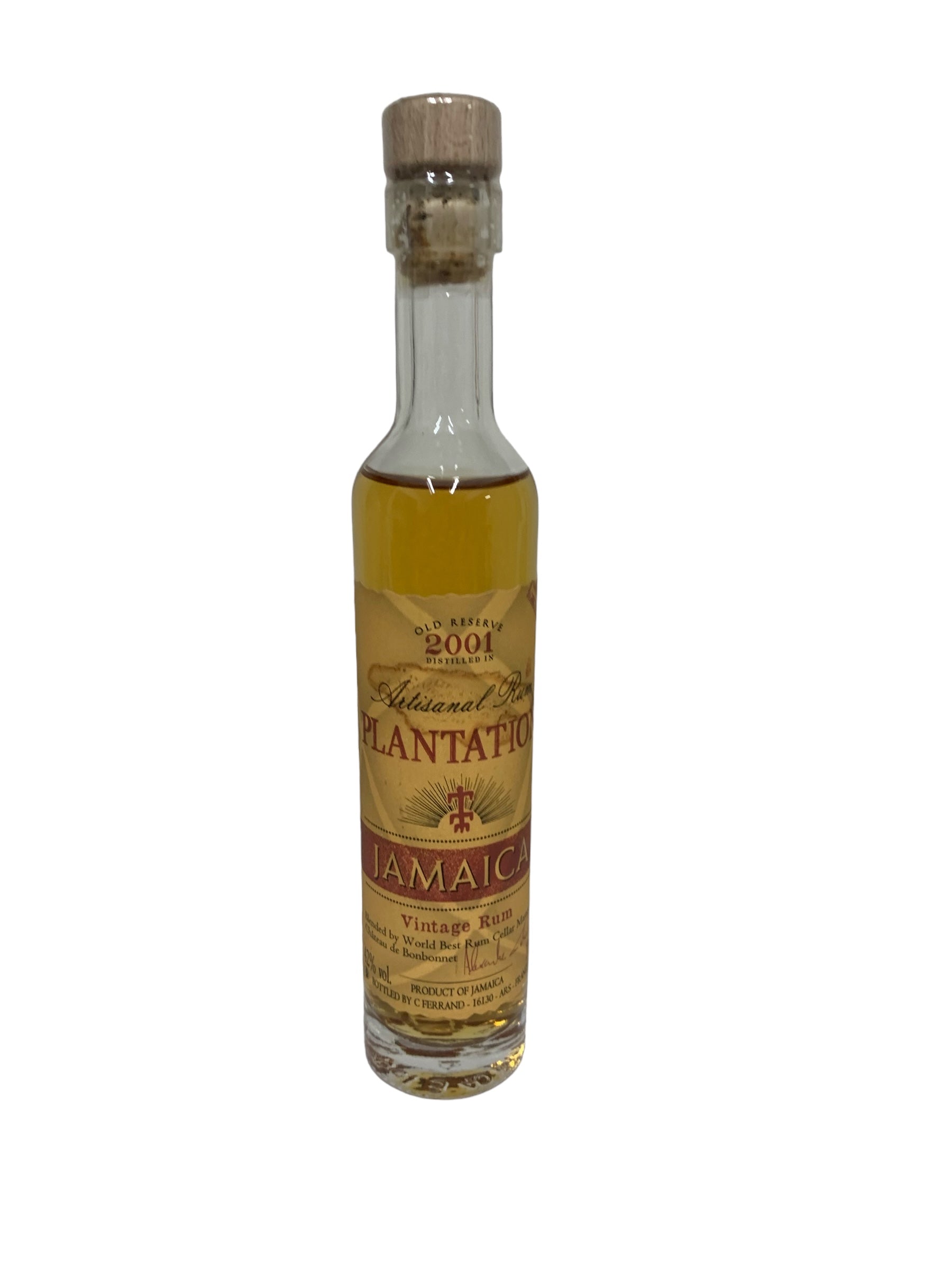 Plantation Rum Jamaica 2001 Miniatura 42% 100ml
