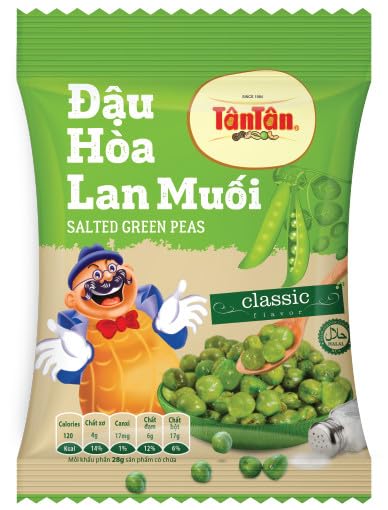 Dau Hoa Lan Muoi エンドウ豆 塩味 50g Tan Tan