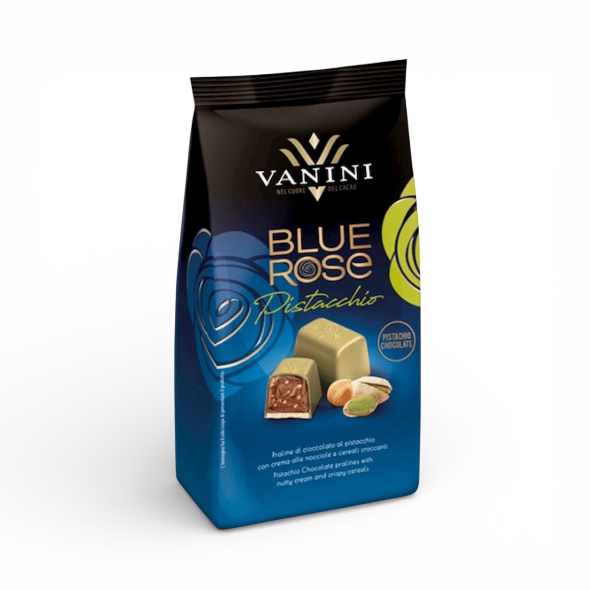 Vanini Blue Rose Pistache Chocolateブルーローズ ピスタチオプラリネチョコ 120g