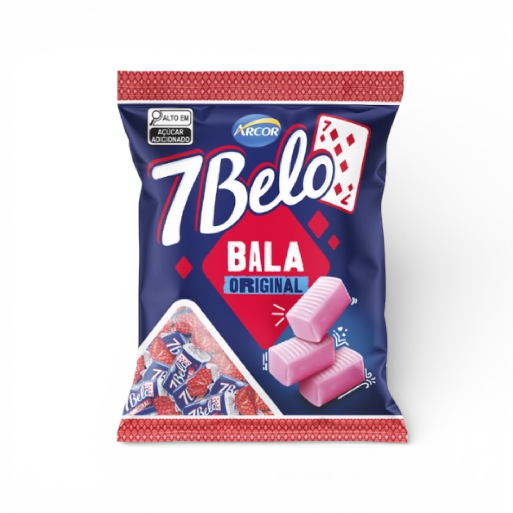 Bala 7 Belo Original ラズベリー風味のソフトキャンディー 90g