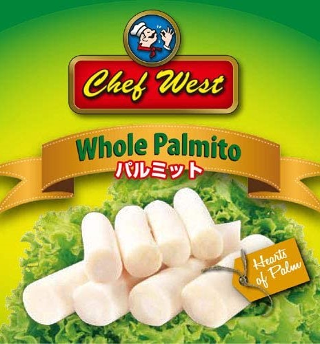 CHEF WEST Palmito Inteiro 800g