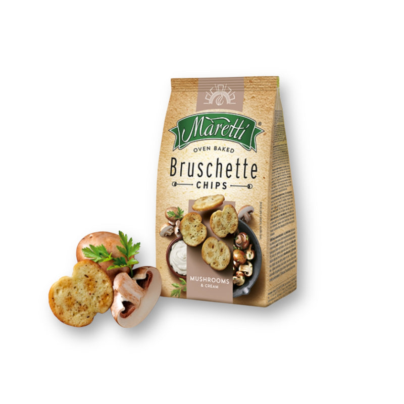 Bruschette Maretti Mushrooms and Cream Chips マッシュルームクリムチップス 70g