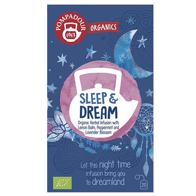 POMPADOUR ORGANICS SLEEP &amp; DREAM 34g (1,7g x 20 sacos)