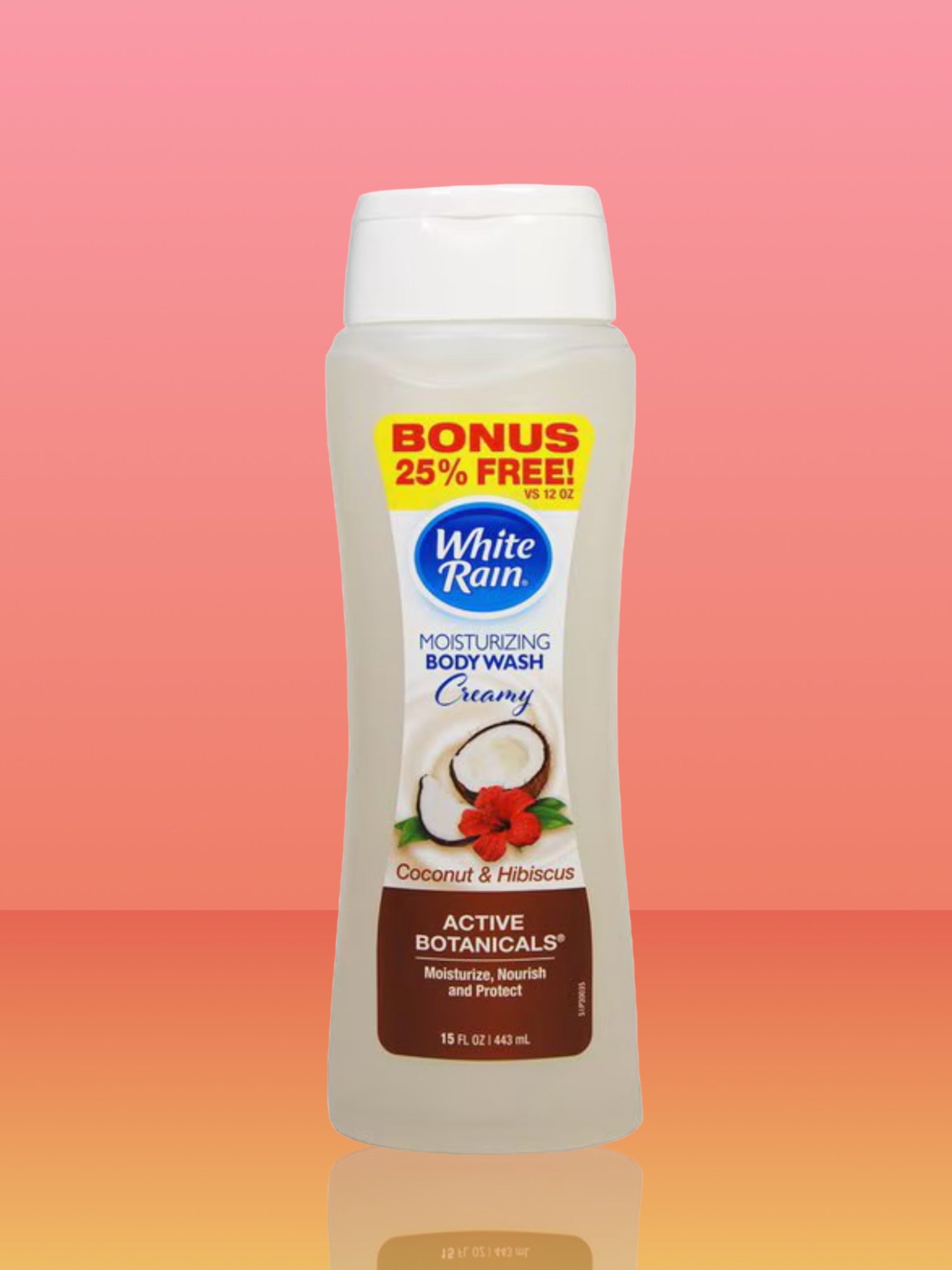 Sabonete Líquido de Coco e Hibisco- White Rain 443ml