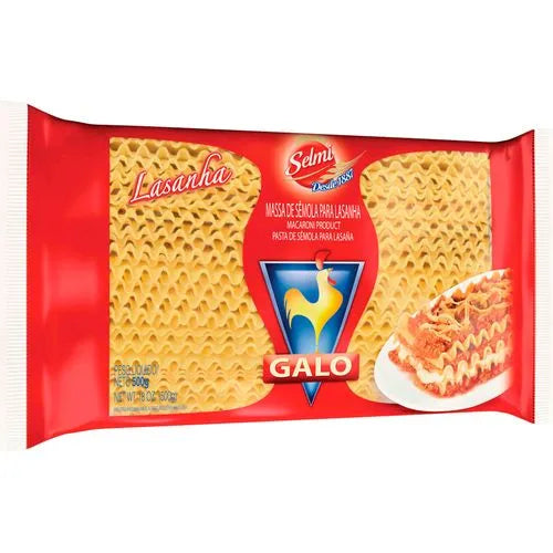 Folha de Lasanha GALO LASANHA 500g