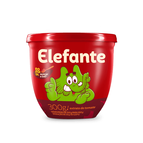 Extrato de Tomate Elefante Tradicional 300g