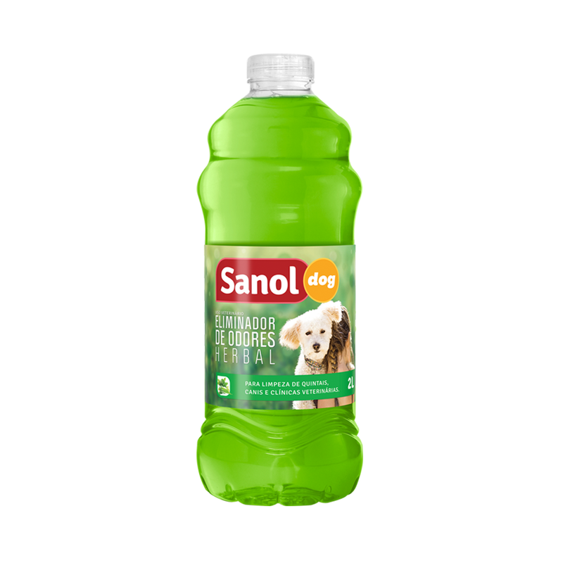 Sanol Dog ペット用消臭洗剤 Eliminador de Odores Herbal 2L