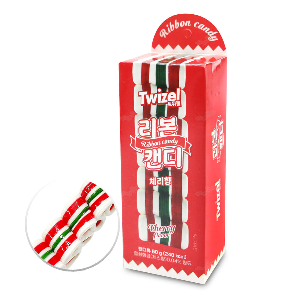 Twizel Ribbon Candy Cherry Flavor, Popular Snack on YouTube and TikTok