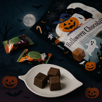 商品保持ハロウィン背景