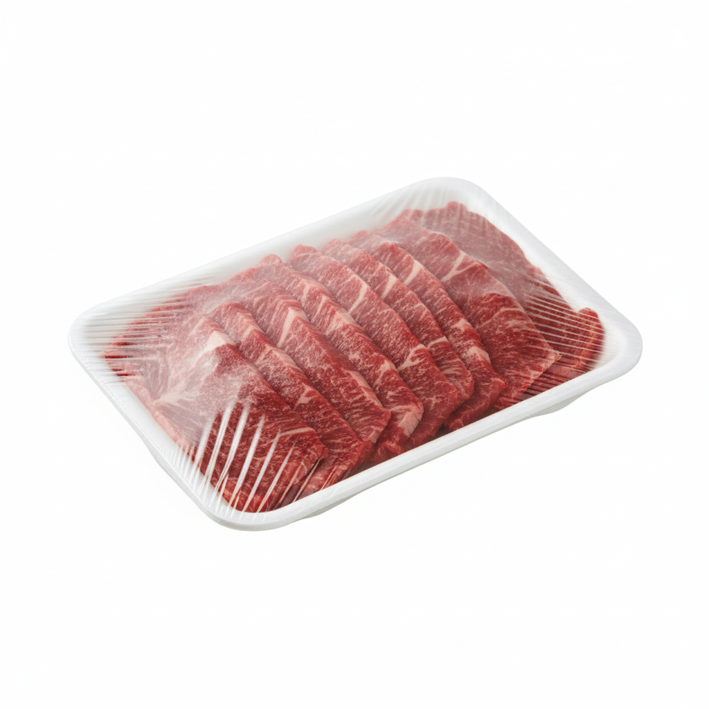 スライス牛肉トレイ