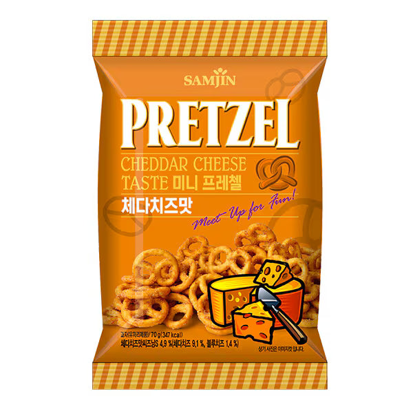 Samjin プレッツェル (Pretzel) チェダーチーズ味 70g