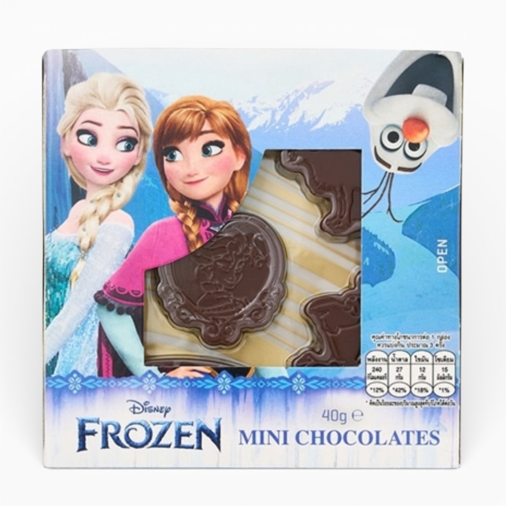 アナと雪の女王 フィギュアチョコレート 40g