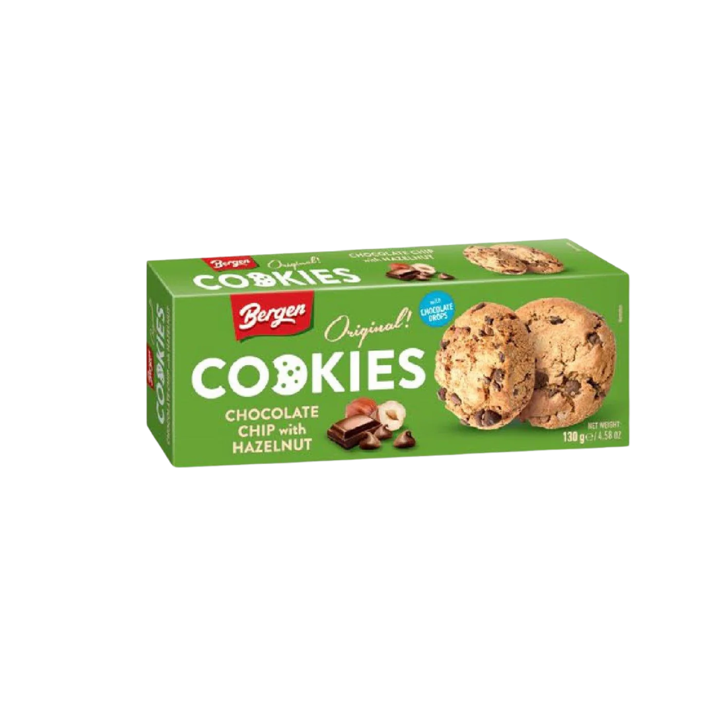 Bergen チョコレットチップ　ウィズヘーゼルナッツ 130g