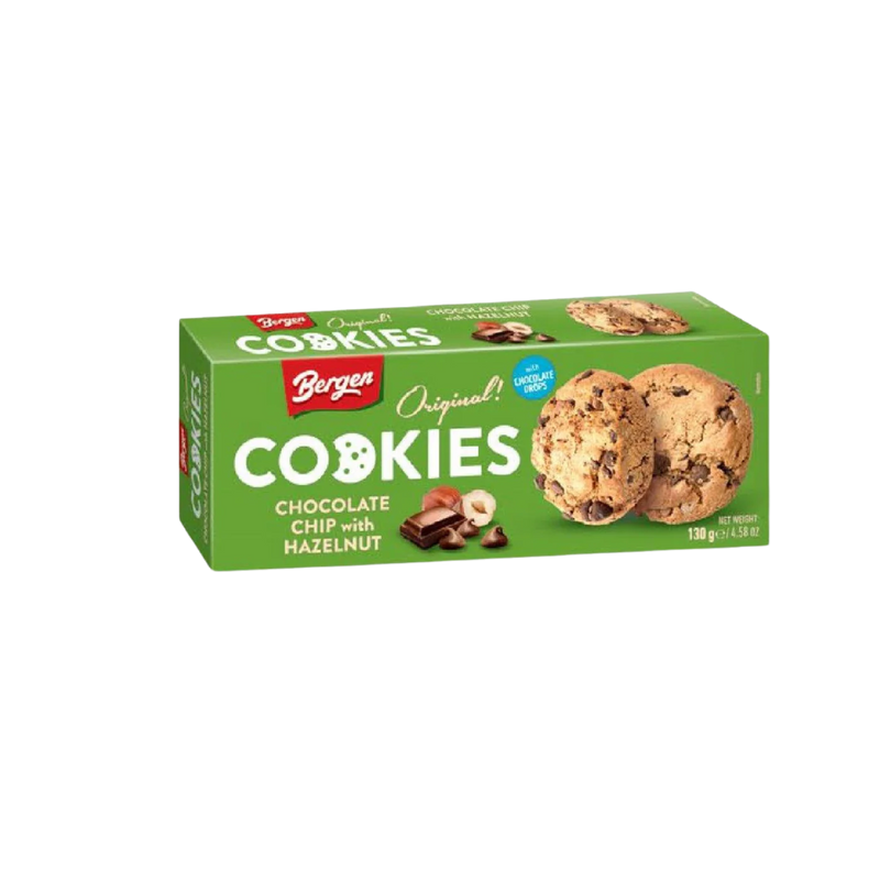 BERGEN チョコレットチップ　ウィズヘーゼルナッツ 130g
