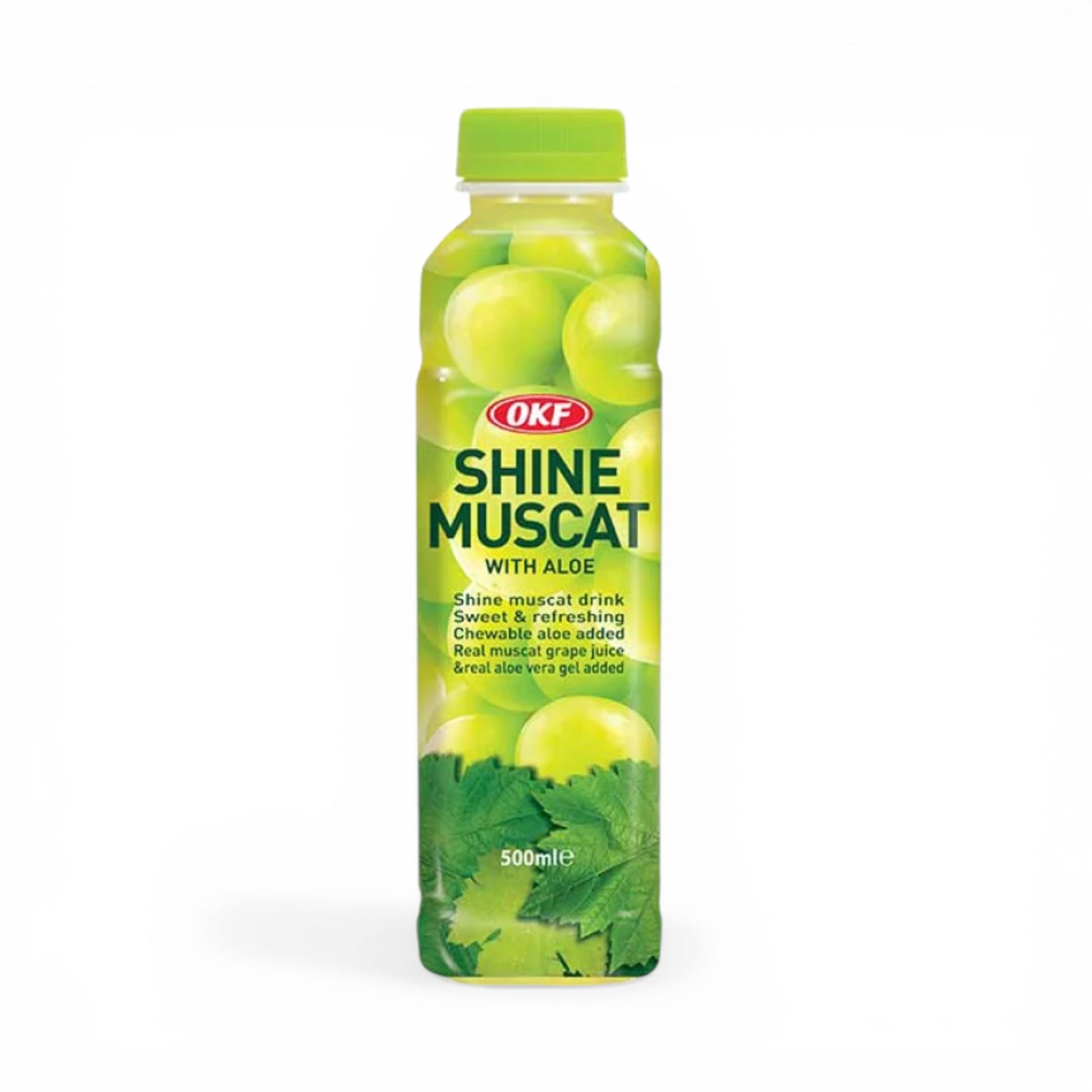 オーケーエフ アロエ入りシャインマスカット 500ml OKF Shine Muscat