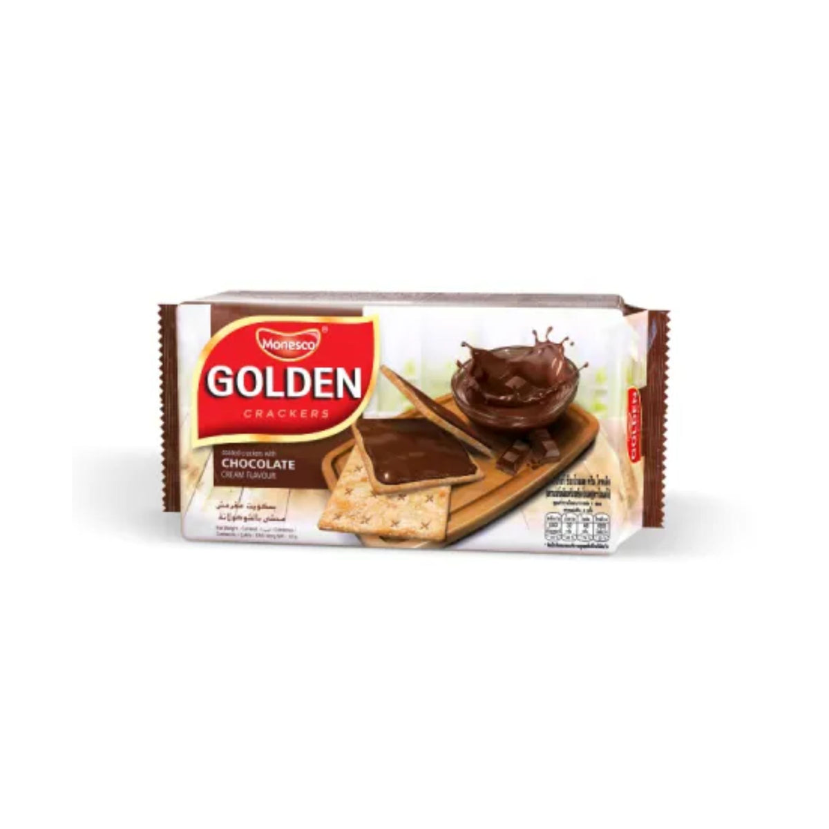 MONESCO ゴールデンクラッカー (チョコレートクリームコーティング) 120g