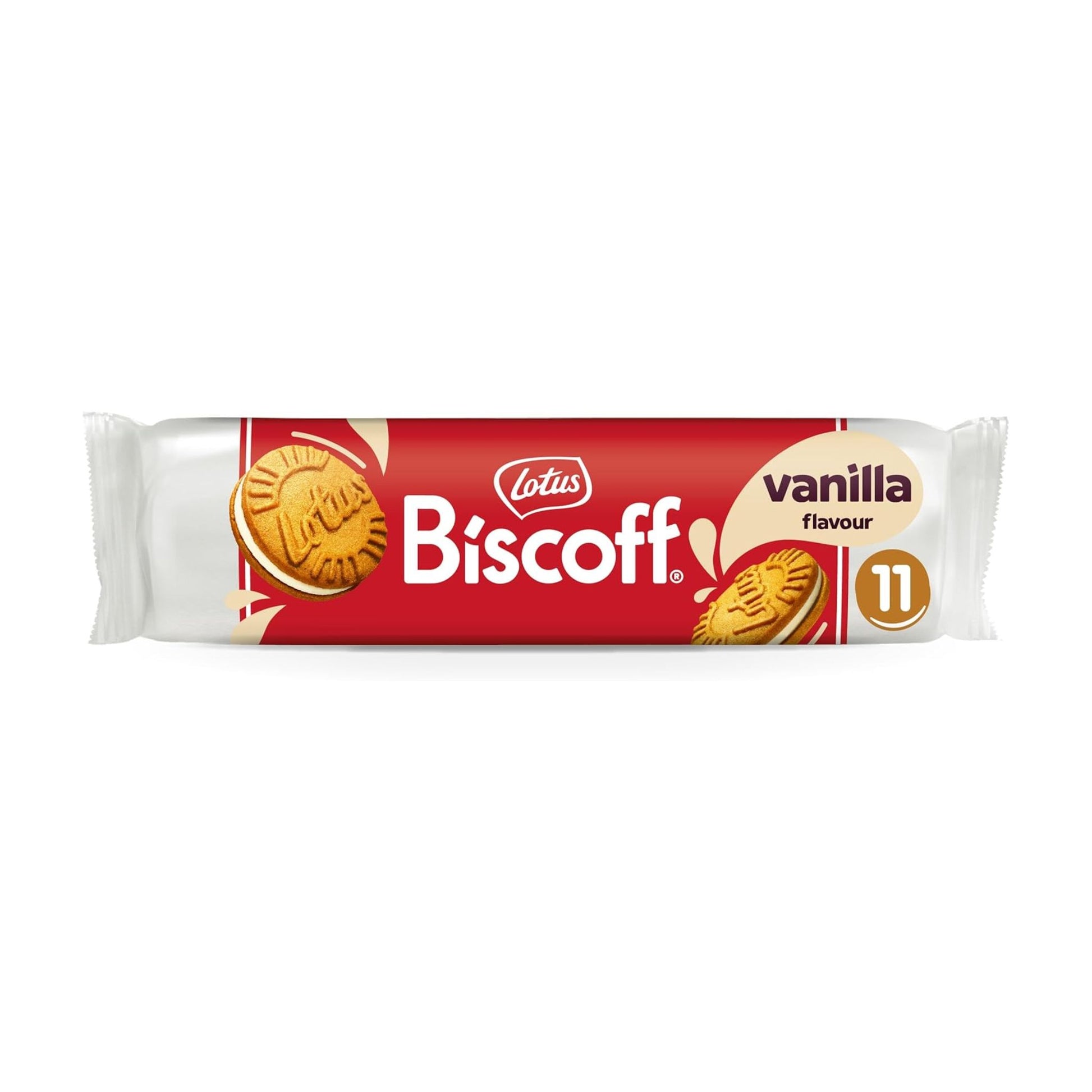 LOTUS BISCOFF Vanilla (Biscoito Recheado) 110g (11 unidades)
