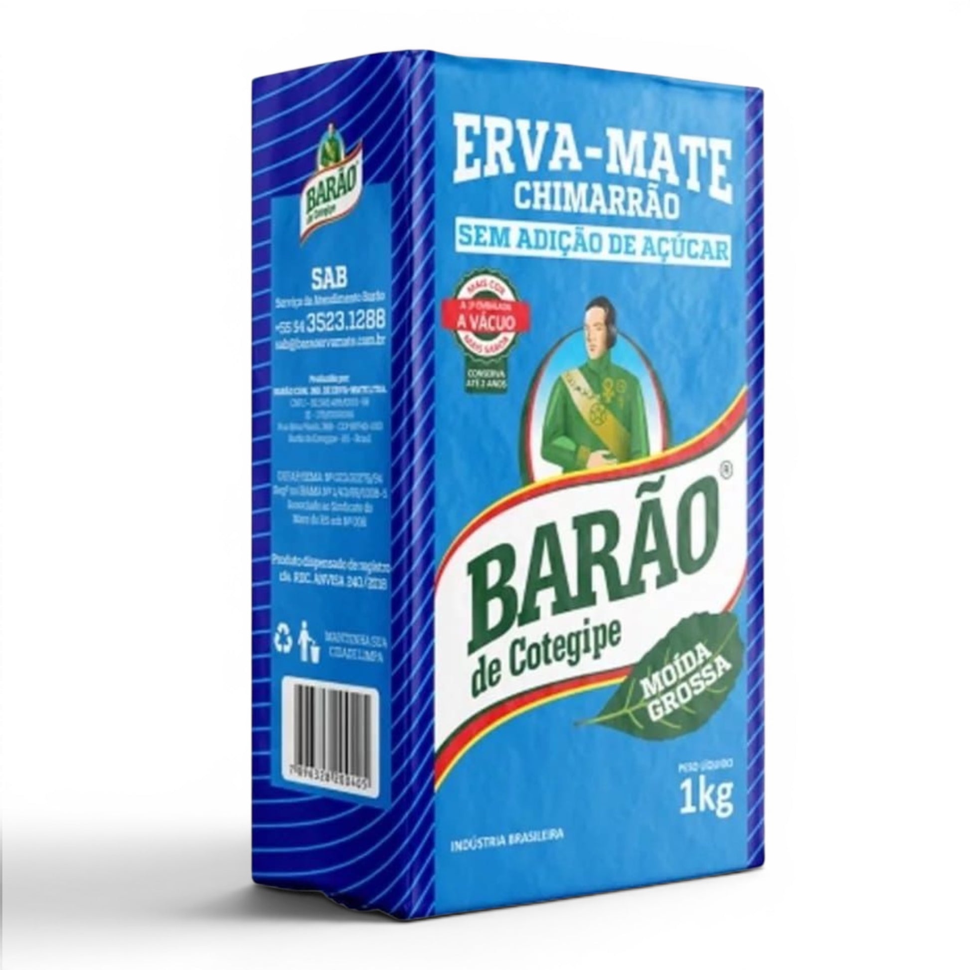 Barao オーガニック バロン・グリーンマテ茶ネイティバ  Erva-Mate Barão Moída Grossa a Vácuo 1kg