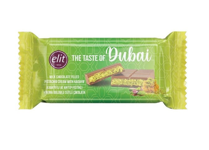 DUBAI ミルクチョコレート ピスタチオ 90g