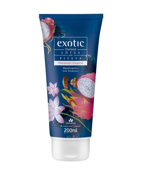 Davene Exotic Hidratante Corporal Lotus com Pitaya 200ml