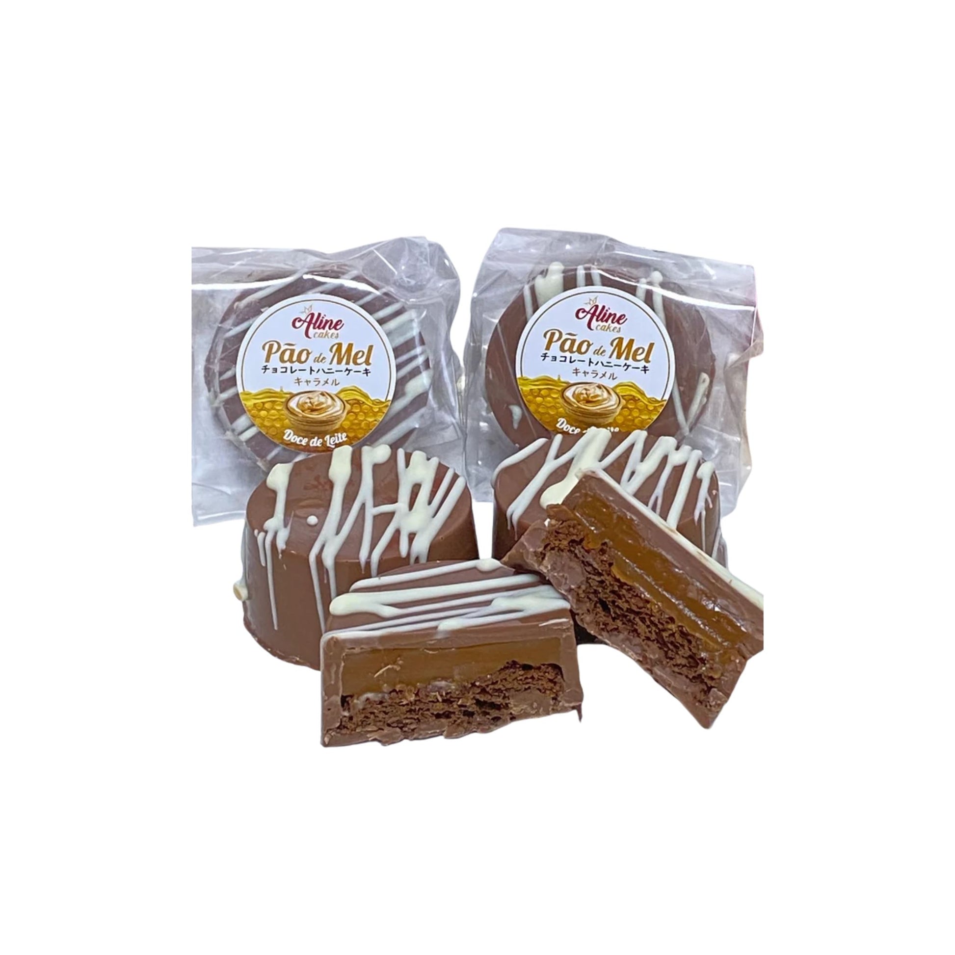 Pão de mel Recheado Doce de leite (Congelado)Aline Cakes