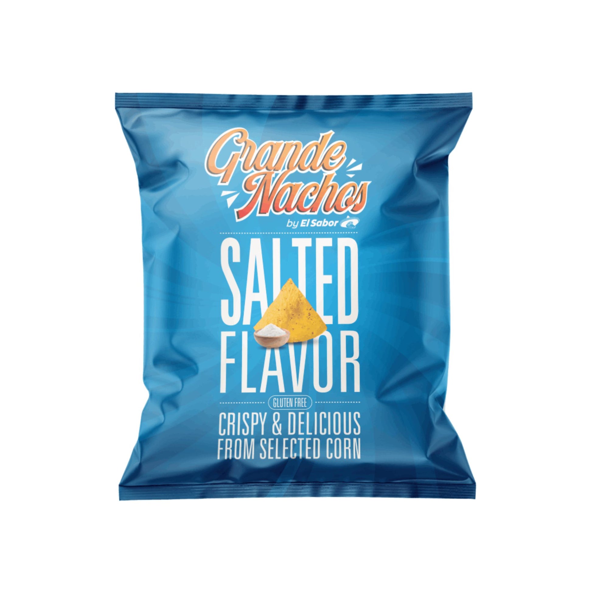 El Sabor Grande Nacho Chips Salgados 200g