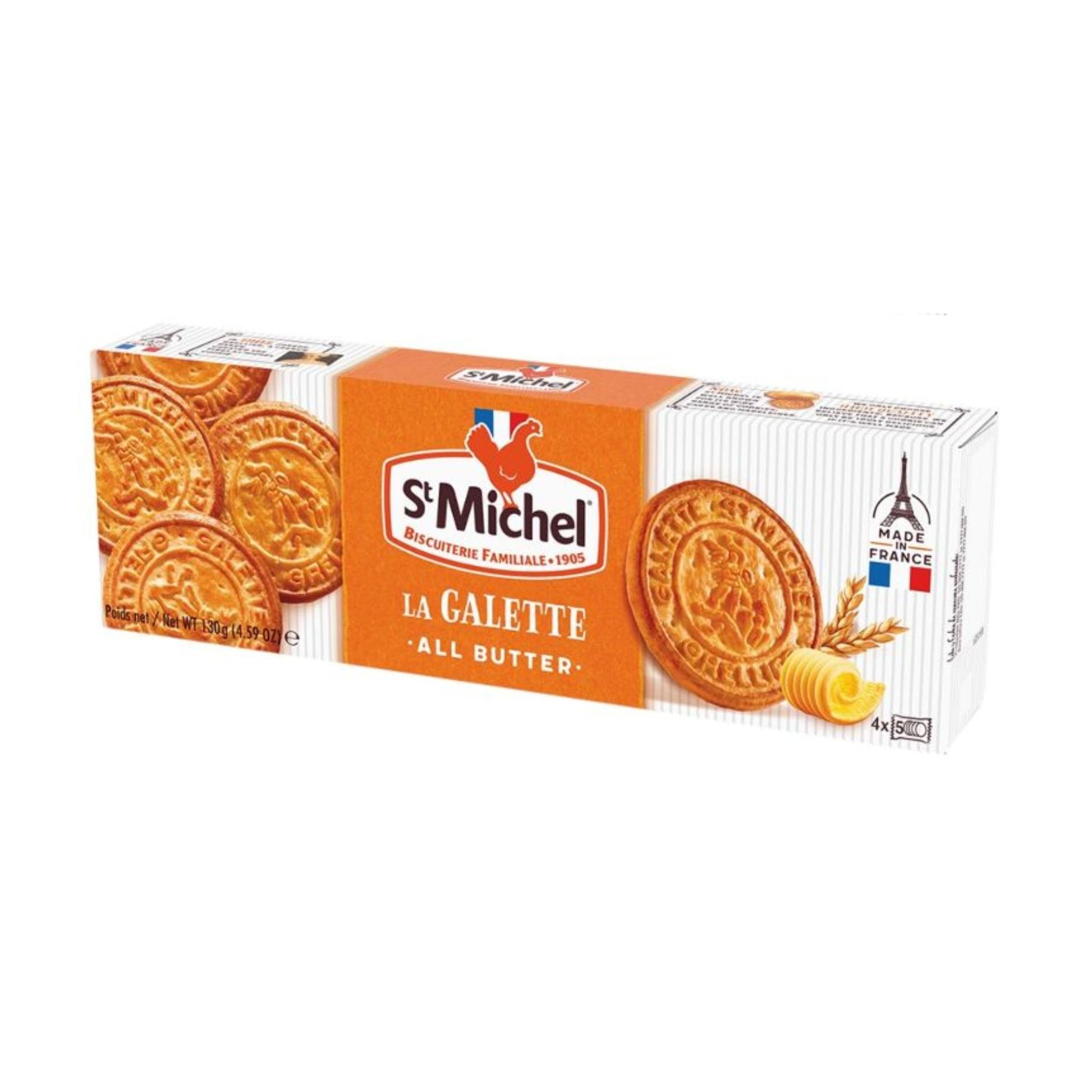 St Michel ラ・ガレット (フランス産 バタービスケット) 130g