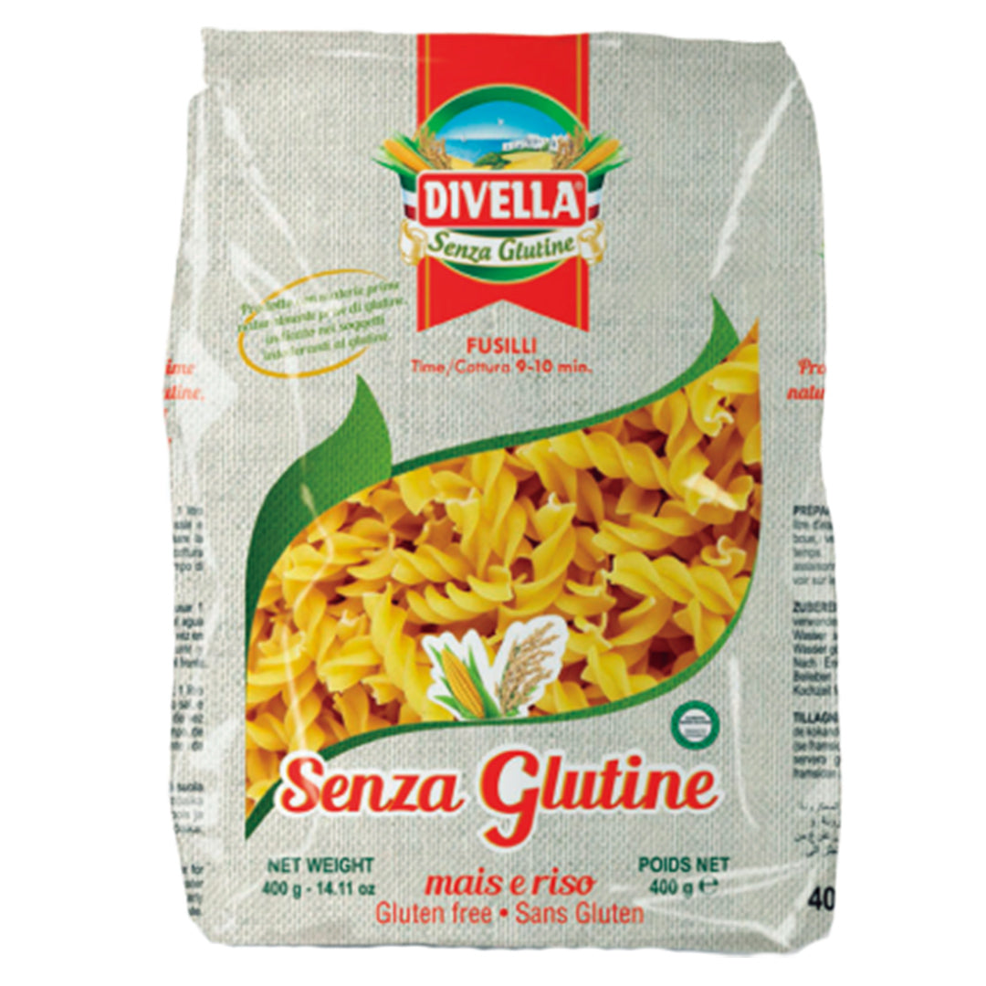 Divella Fusilli Sem Glúten 400g
