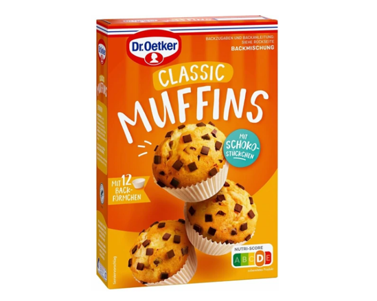 Dr.Oetker Classic Choc Chip Muffins チョコチップマフィンキット 380g