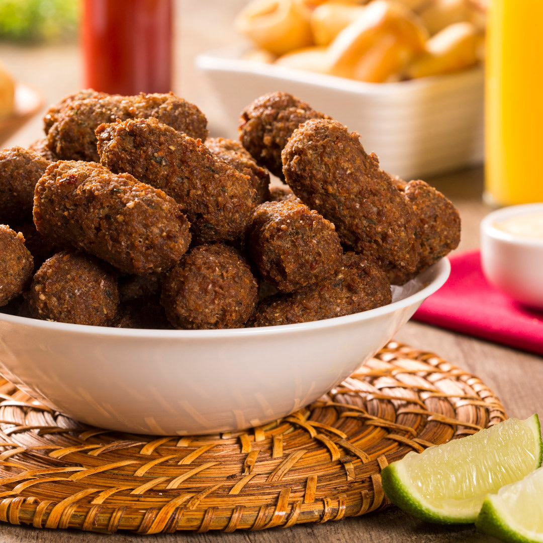 Mahalohオリジナル ブラジル風 麦牛肉 キベ コロッケ10個入り(冷凍）