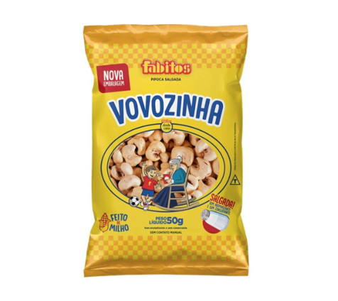 Fabitos ポップコーン 塩味 50g