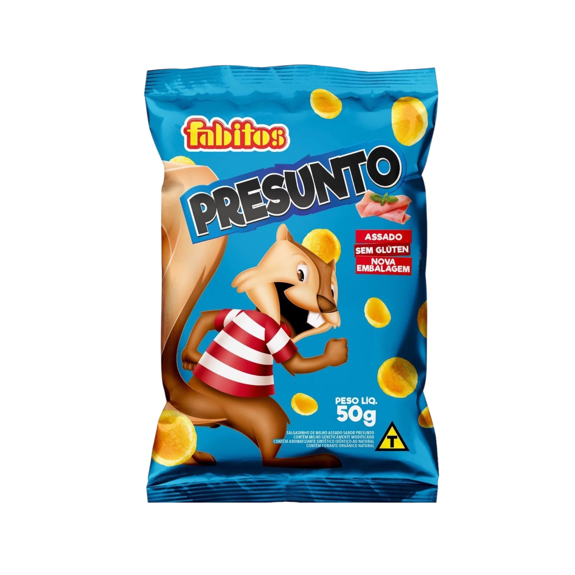 Salgadinho Fabitos Presunto ファビトス コーンスナックハム風味 50g