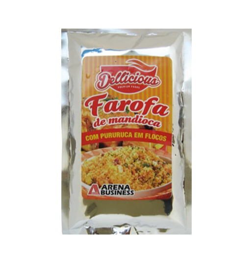 Farofa de Mandioca com Pururuca em flocos Dellicious 250g