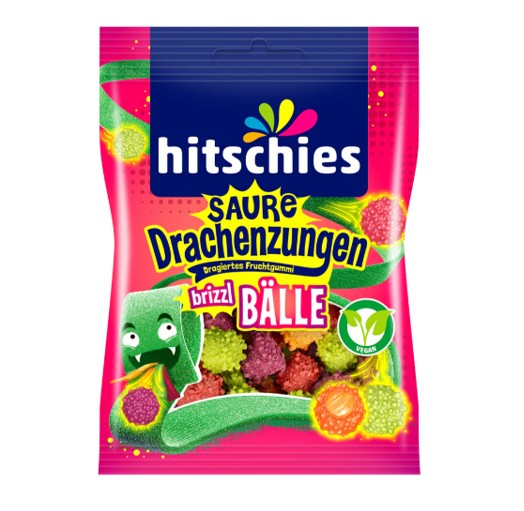 Hitschies Dragon Gummy - Balas de goma com textura dupla 100g