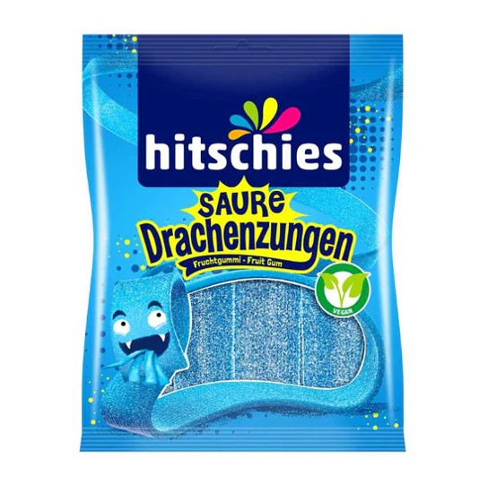 Hitschler Blue Sour Dragon Tongues 125g