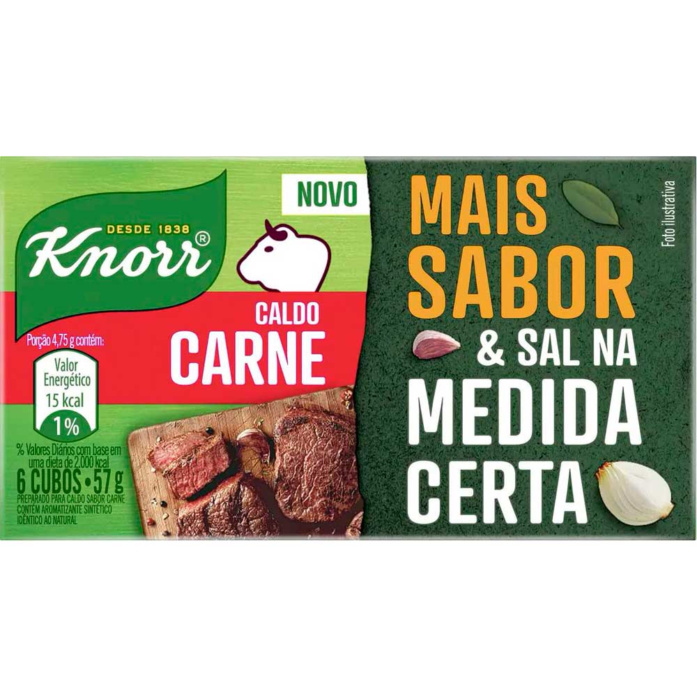 Caldo de Carne Knorr – 6 cubos (57 g)
